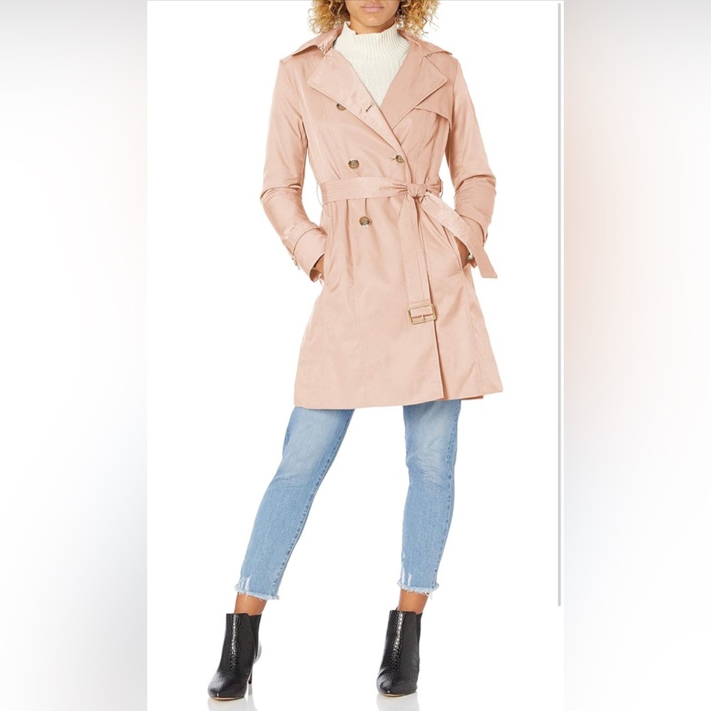 Cole Haan Women's Classic Belted Trench Coat - Sz XL - EUC
